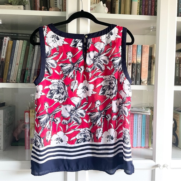 Liz Claiborne Navy Floral Blouse Bundle size L - Picture 14 of 16